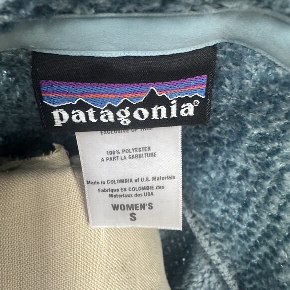 Patagonia R4 lightweight Fleece Shoreline Blue Womens Jacket Small, Discontinued - Picture 6 of 10